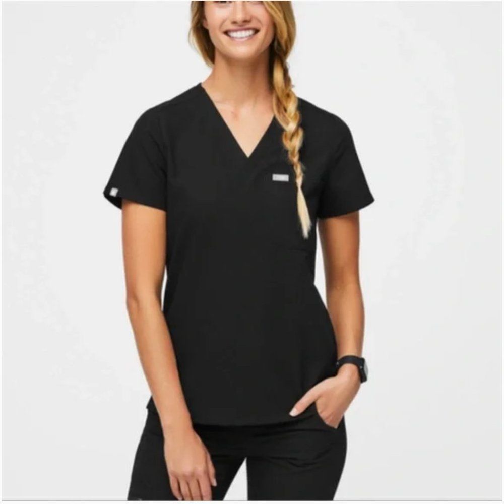 Figs Black Women's Top